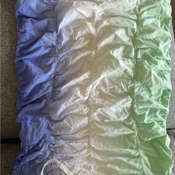 Pottery Barn Teen Ruched Duvet Cover and Sham - Picture 2 of 4